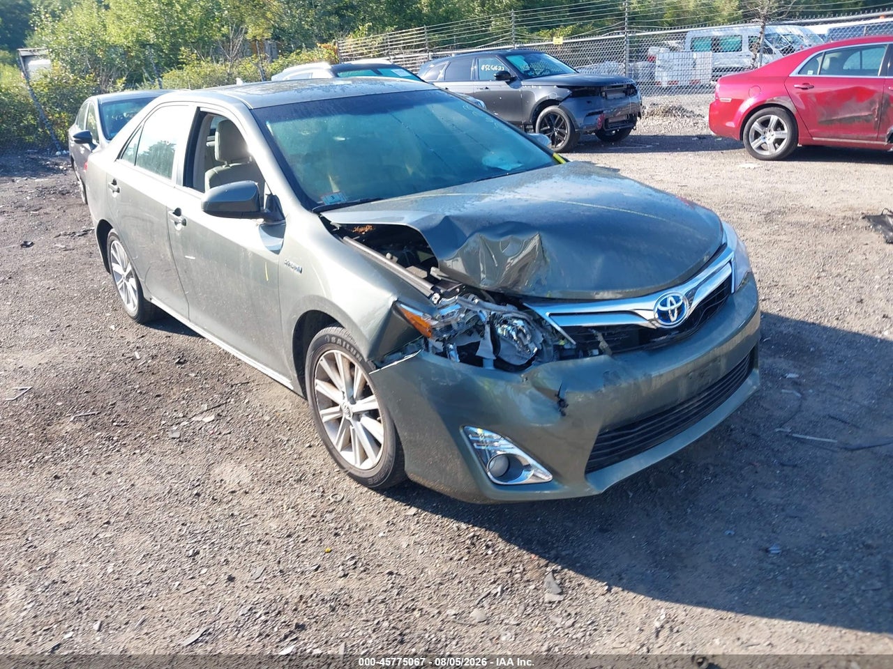 4T1BD1FK9CU****** · 2012 TOYOTA CAMRY HYBRID XLE