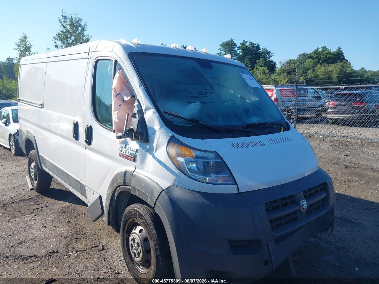 2017 RAM PROMASTER 1500 LOW ROOF 136 WB