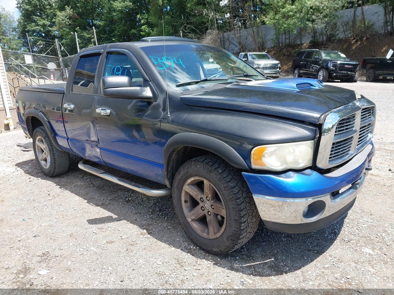 1D7HU18D55S****** · 2005 DODGE RAM 1500 SLT/LARAMIE