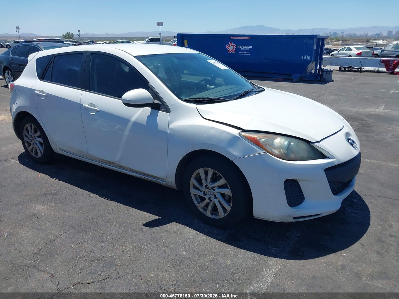 JM1BL1L84C1****** · 2012 MAZDA MAZDA3 I TOURING