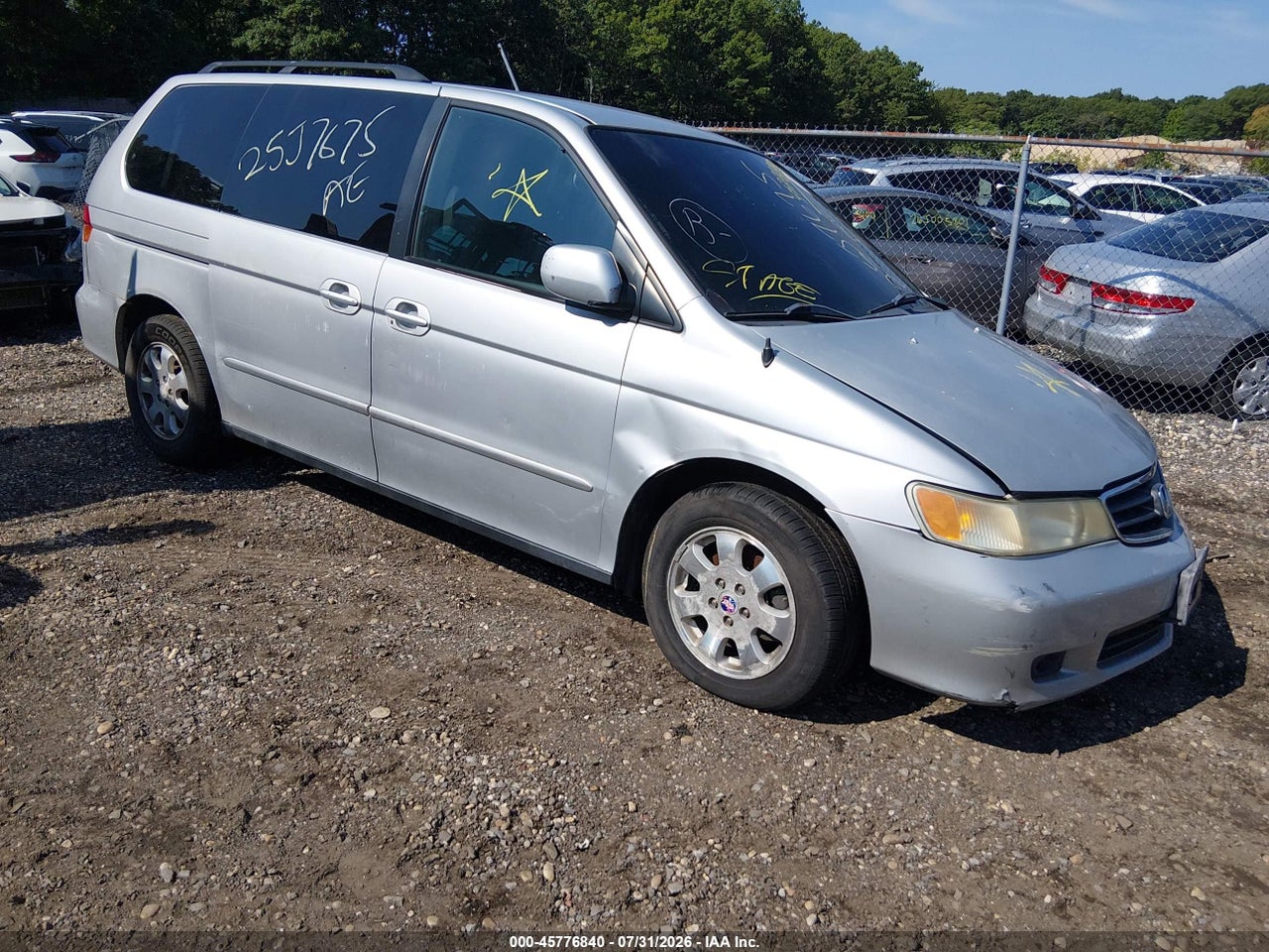 2HKRL189X2H****** · 2002 HONDA ODYSSEY EX-L