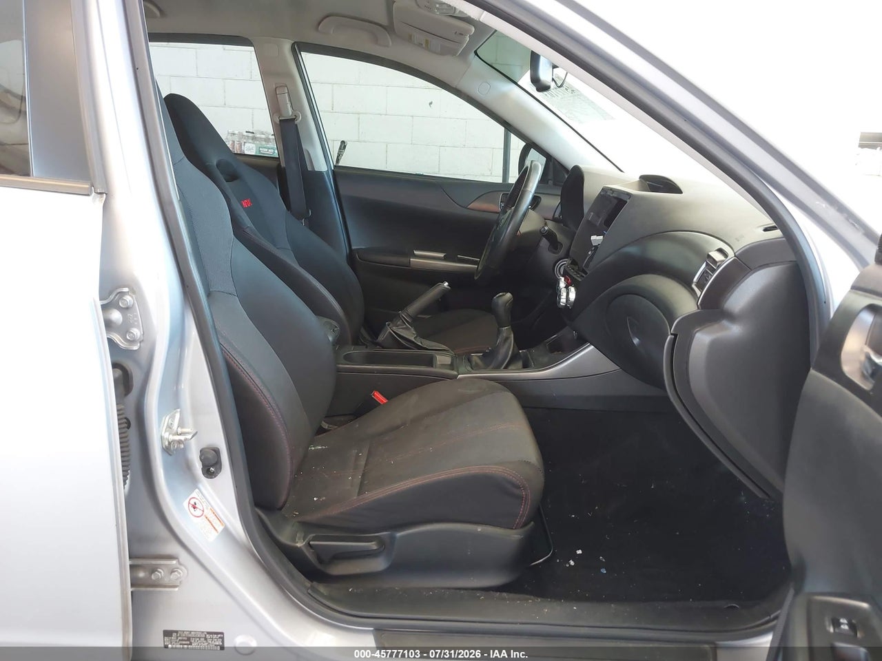 2013 SUBARU IMPREZA WRX · 5/11