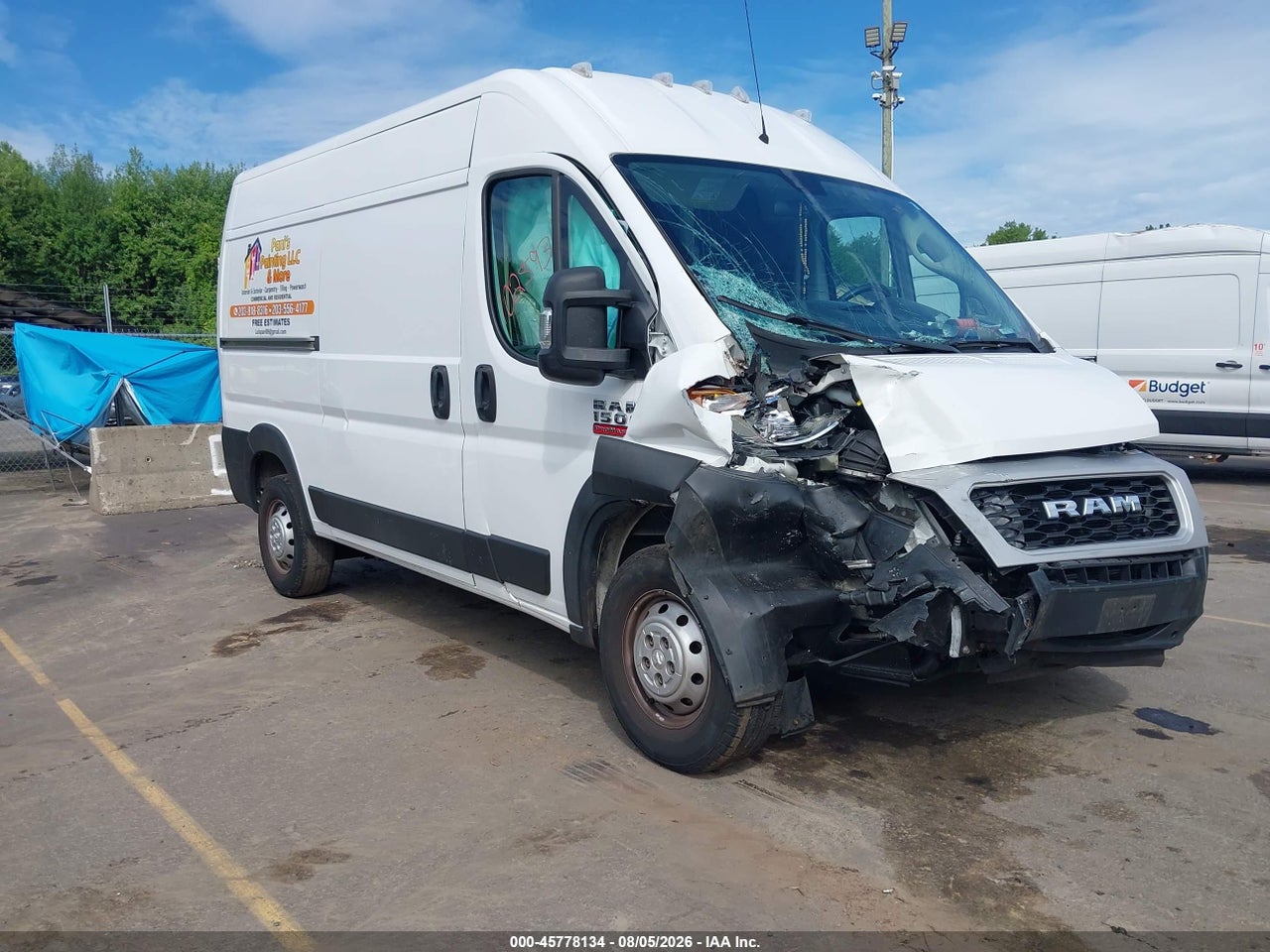 3C6TRVBG2LE****** · 2020 RAM PROMASTER 1500 HIGH ROOF 136 WB