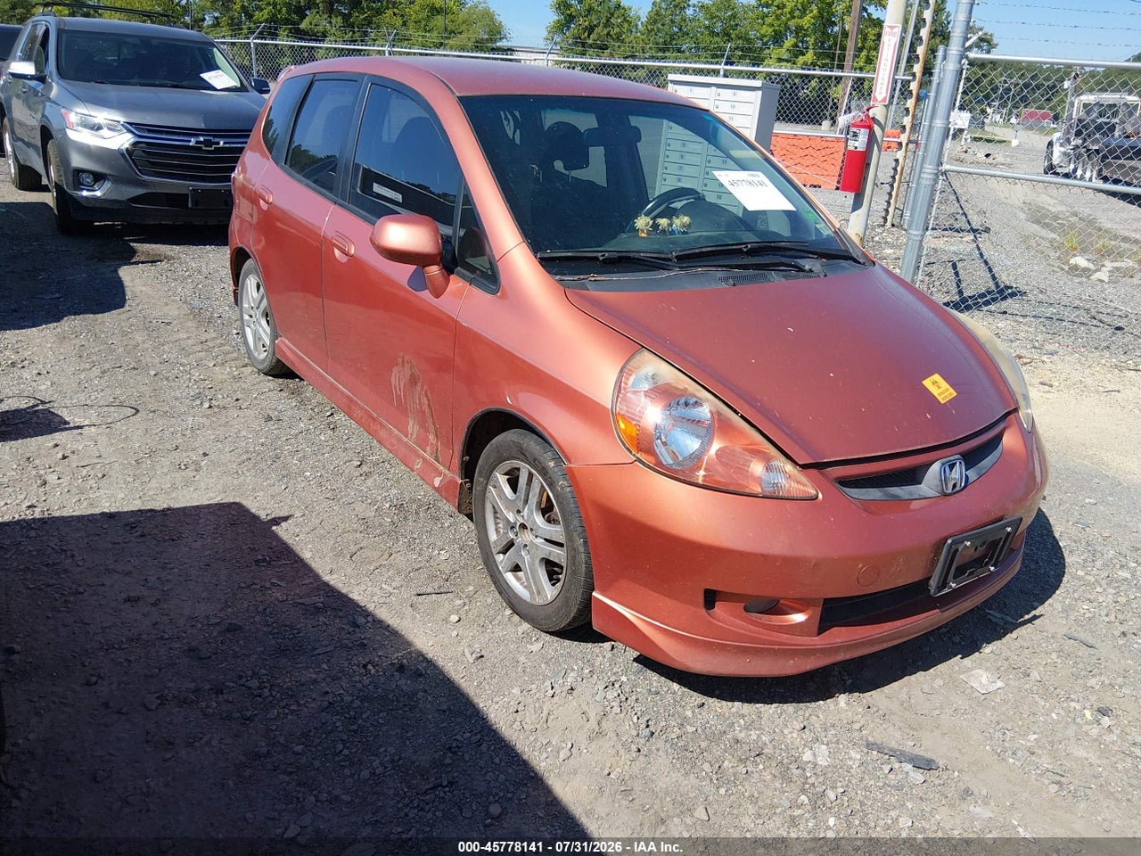JHMGD38628S****** · 2008 HONDA FIT SPORT