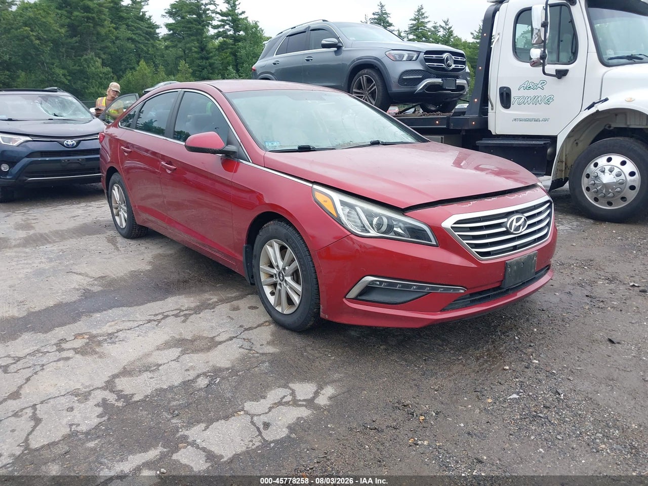 5NPE24AFXFH****** · 2015 HYUNDAI SONATA SE