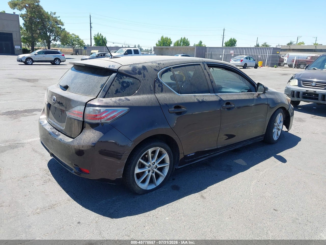 JTHKD5BH5C2****** · 2012 LEXUS CT 200H PREMIUM · 4/11