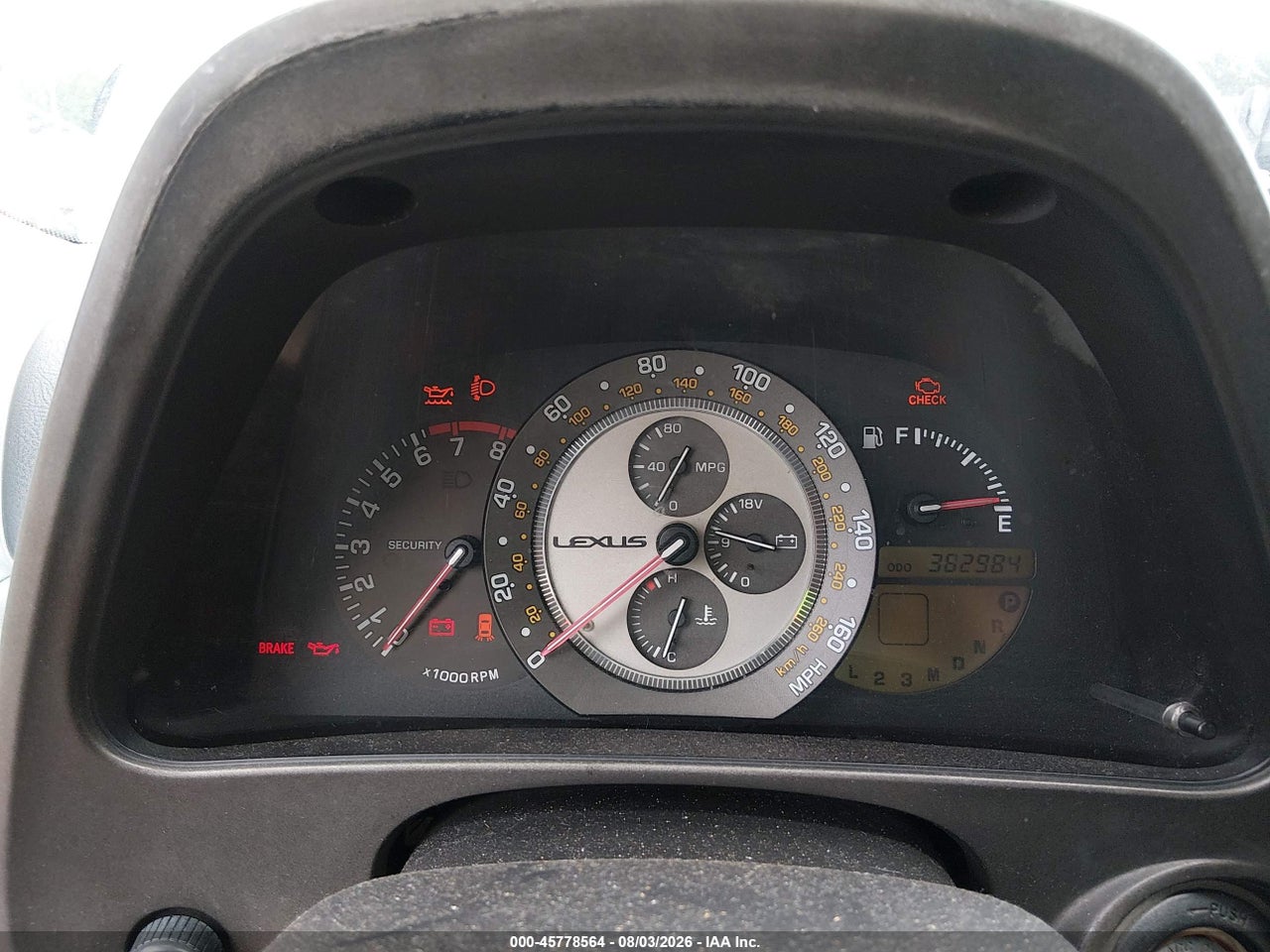 JTHBD182310****** · 2001 LEXUS IS 300   · 7/11
