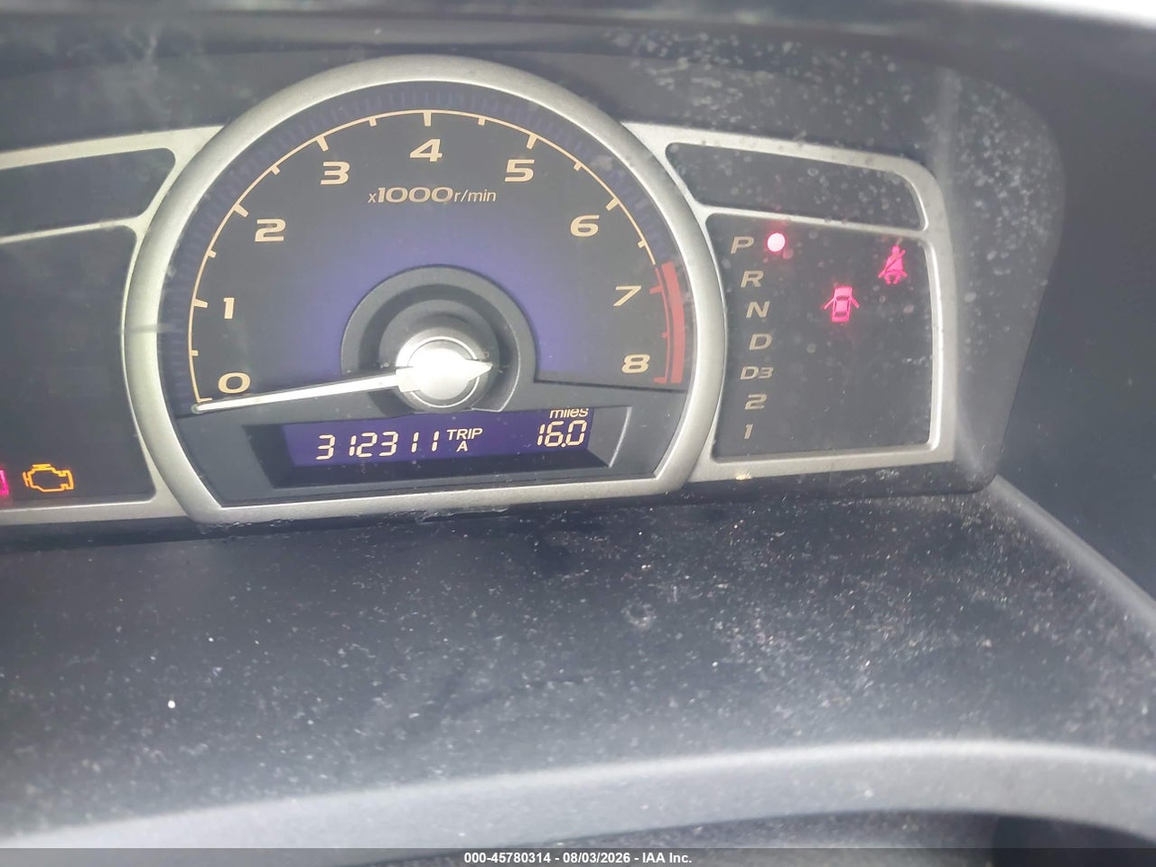 19XFA16549E****** · 2009 HONDA CIVIC LX · 7/11