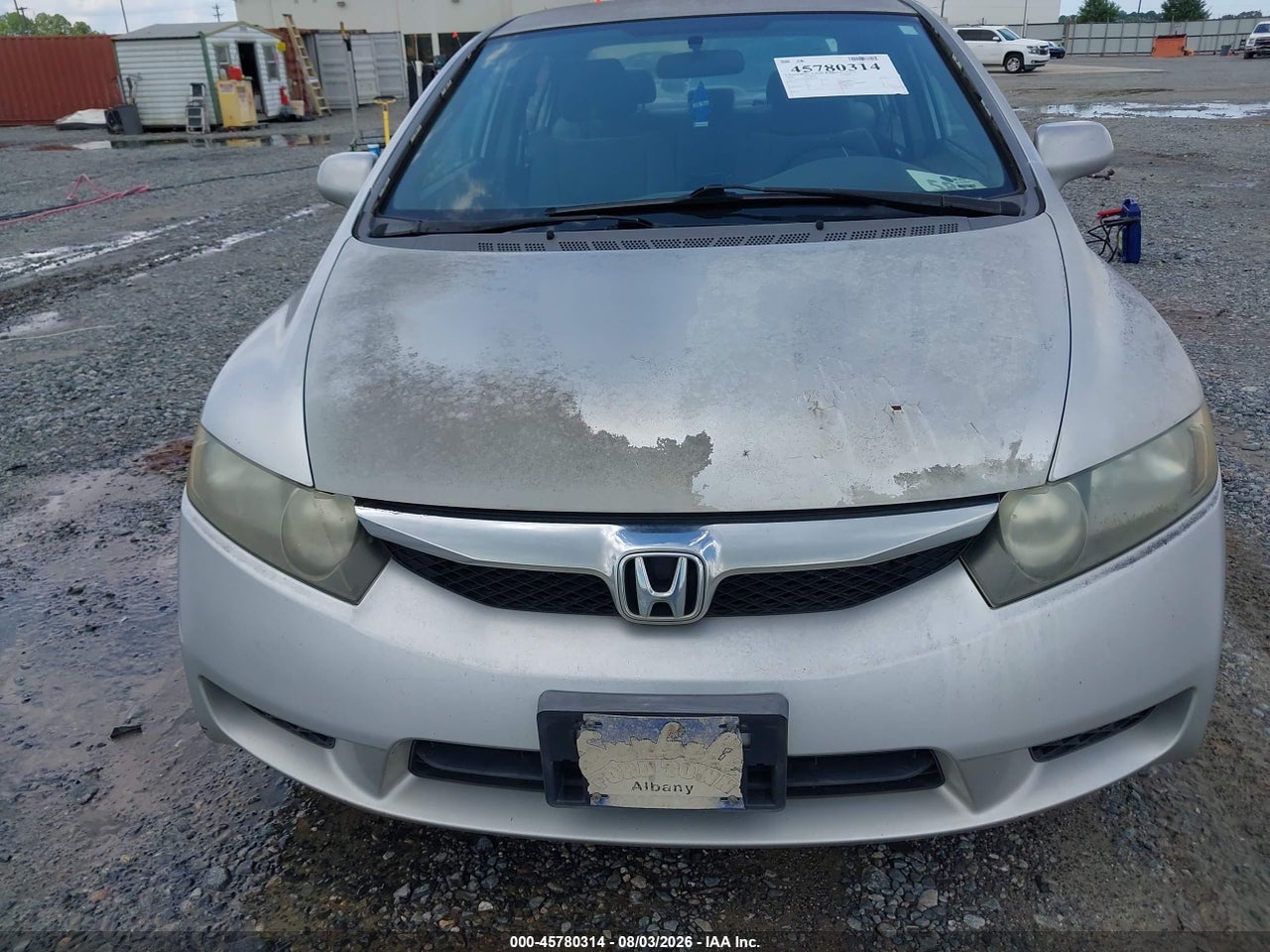 19XFA16549E****** · 2009 HONDA CIVIC LX · 6/11
