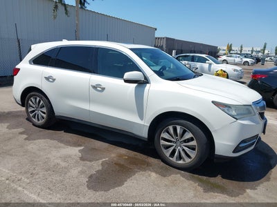 5FRYD3H43GB****** · 2016 ACURA MDX TECHNOLOGY   ACURAWATCH PLUS PACKAGES/TECHNOLOGY PACKAGE