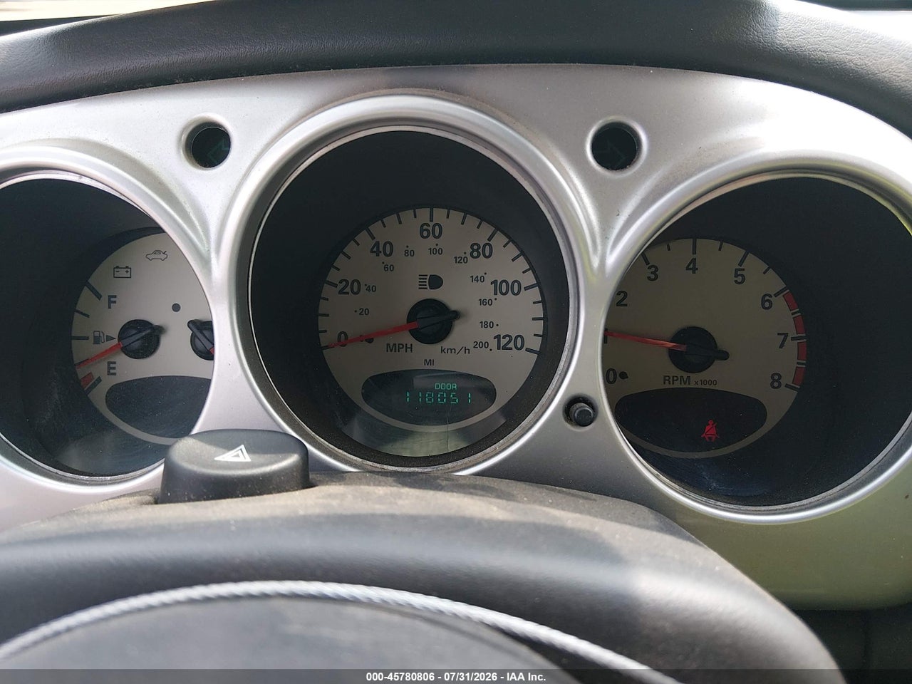 3C4FY48B95T****** · 2005 CHRYSLER PT CRUISER · 7/11