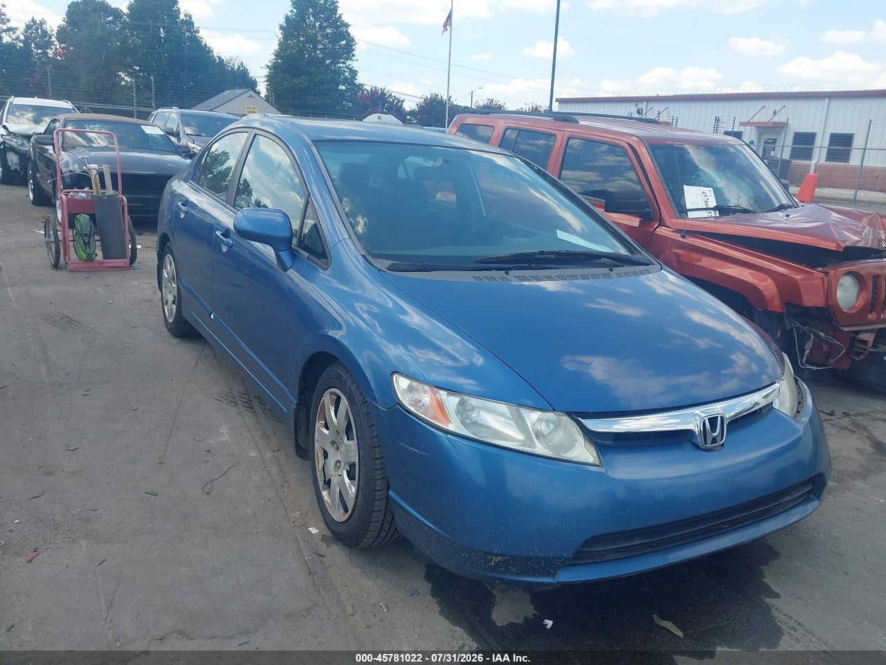 1HGFA16587L****** · 2007 HONDA CIVIC LX