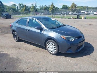 5YFBURHE0GP****** · 2016 TOYOTA COROLLA LE