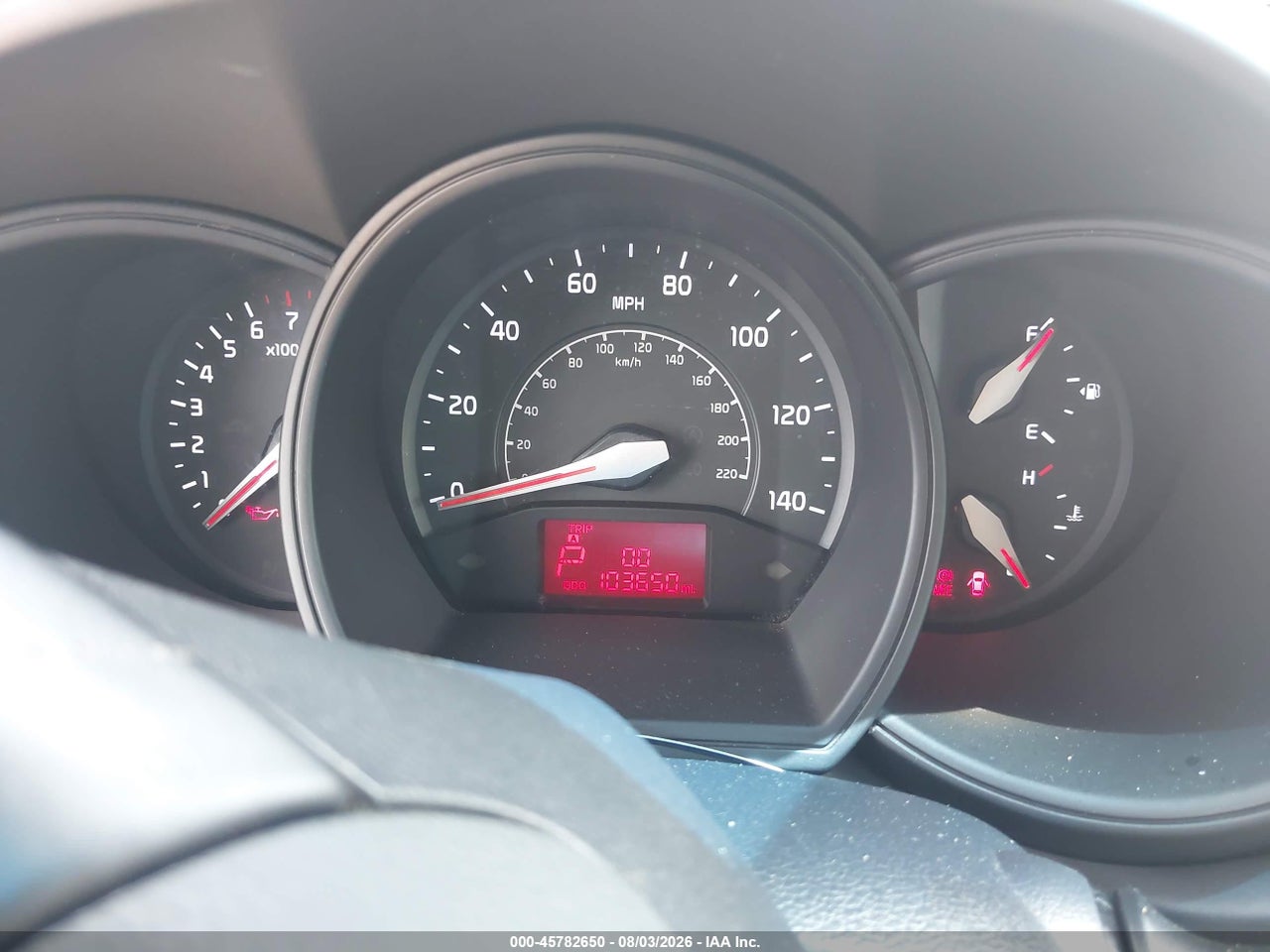 KNADN4A33F6****** · 2015 KIA RIO EX · 7/11