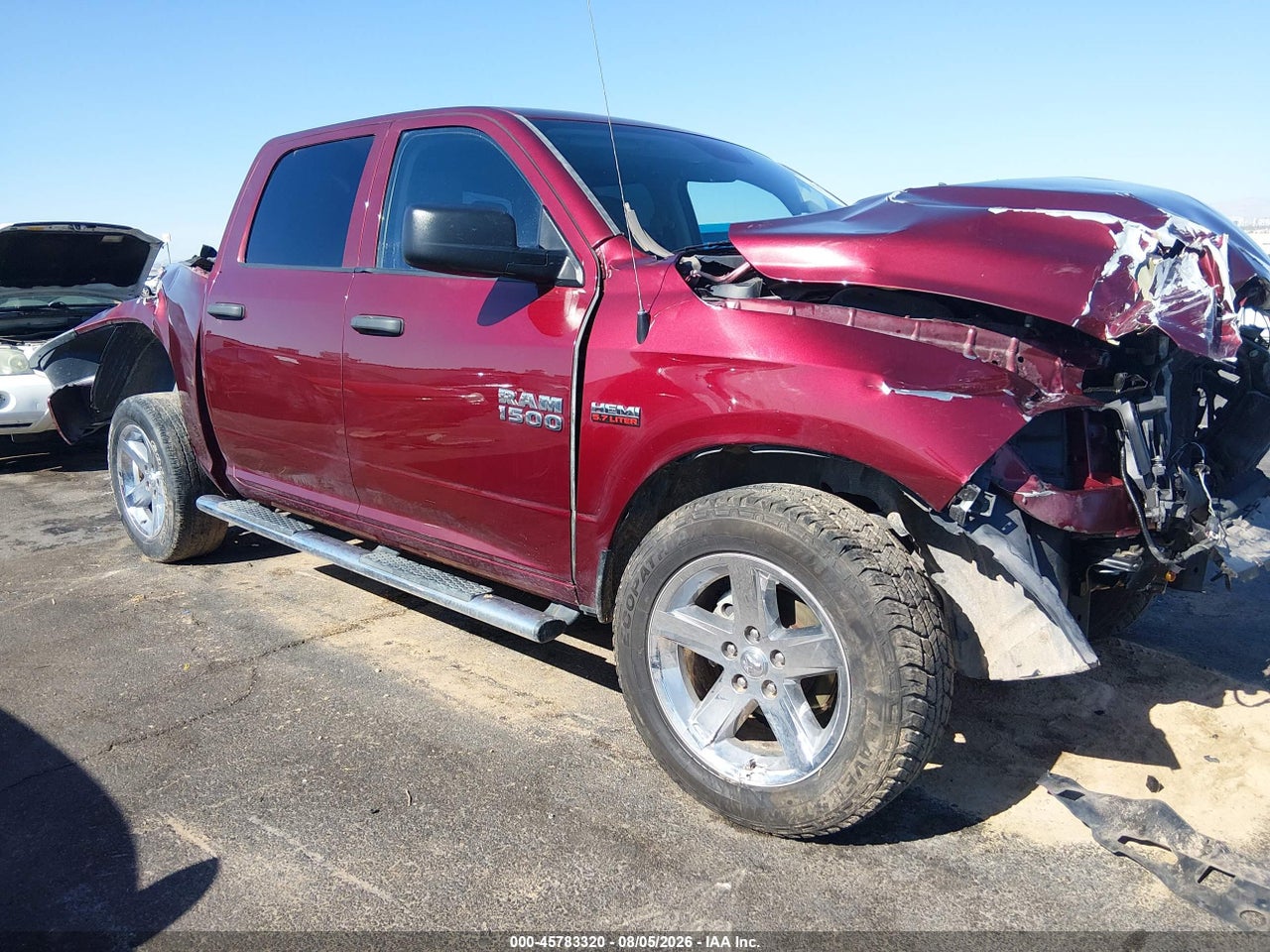 1C6RR6KT0HS****** · 2017 RAM 1500 EXPRESS  4X2 5'7 BOX