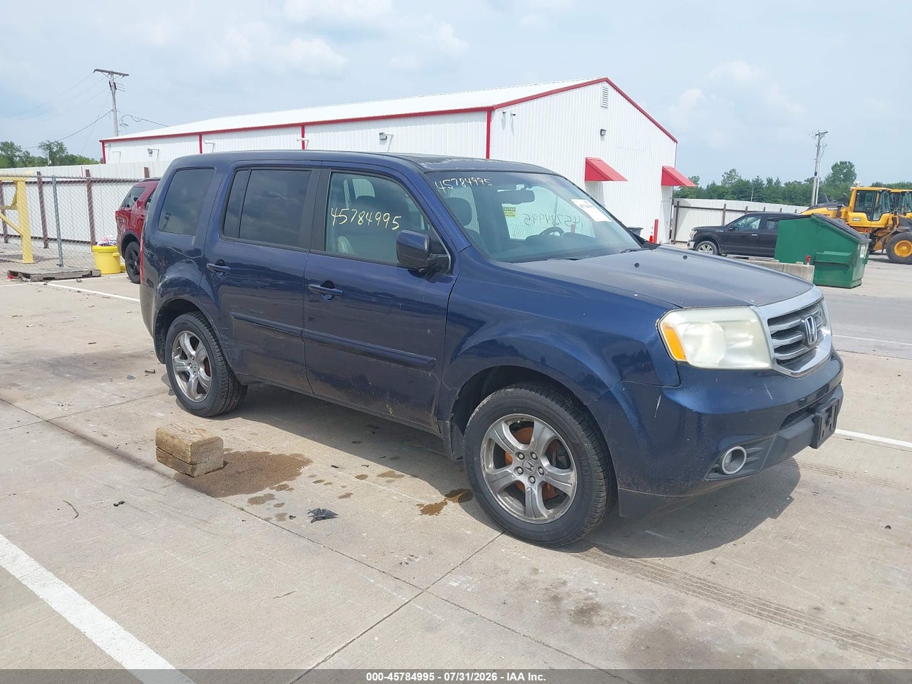 5FNYF4H5XDB****** · 2013 HONDA PILOT EX-L