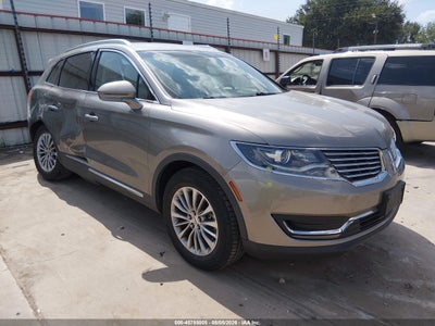 2LMPJ6KR0HB****** · 2017 LINCOLN MKX SELECT