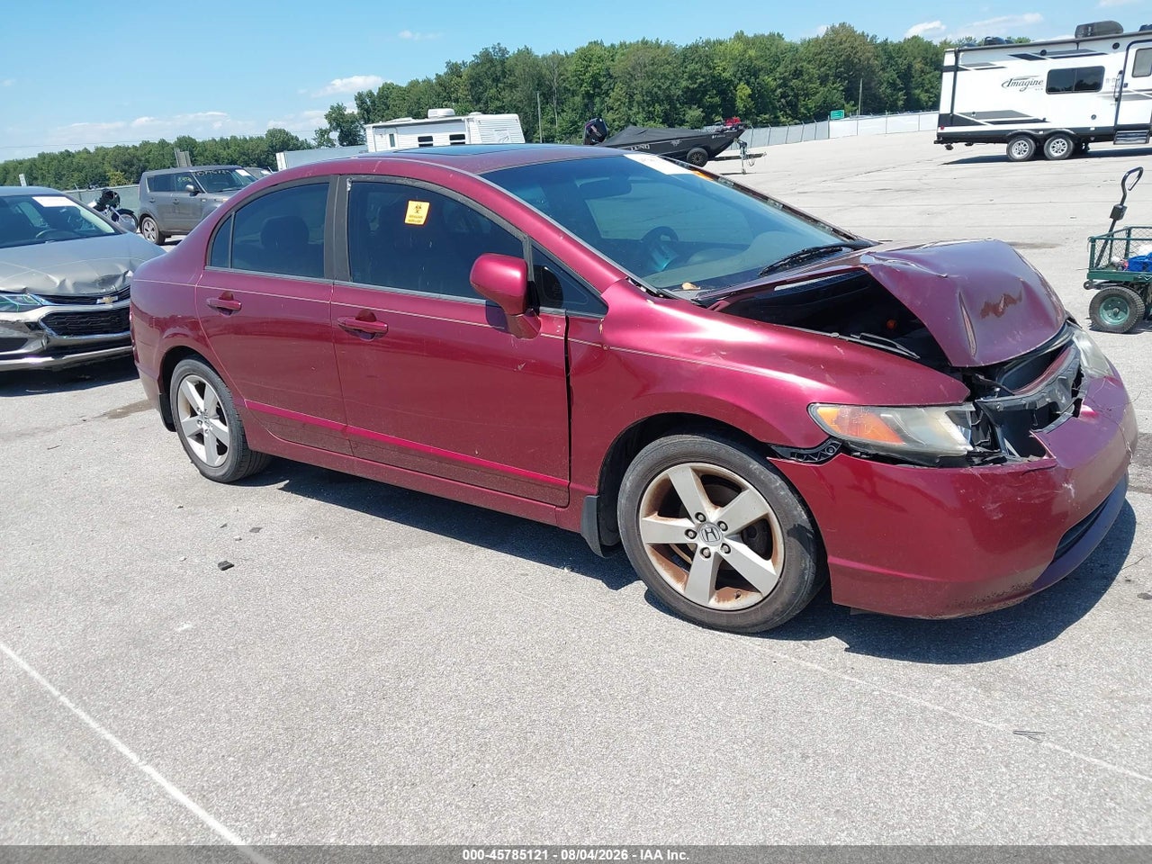 1HGFA16848L****** · 2008 HONDA CIVIC EX