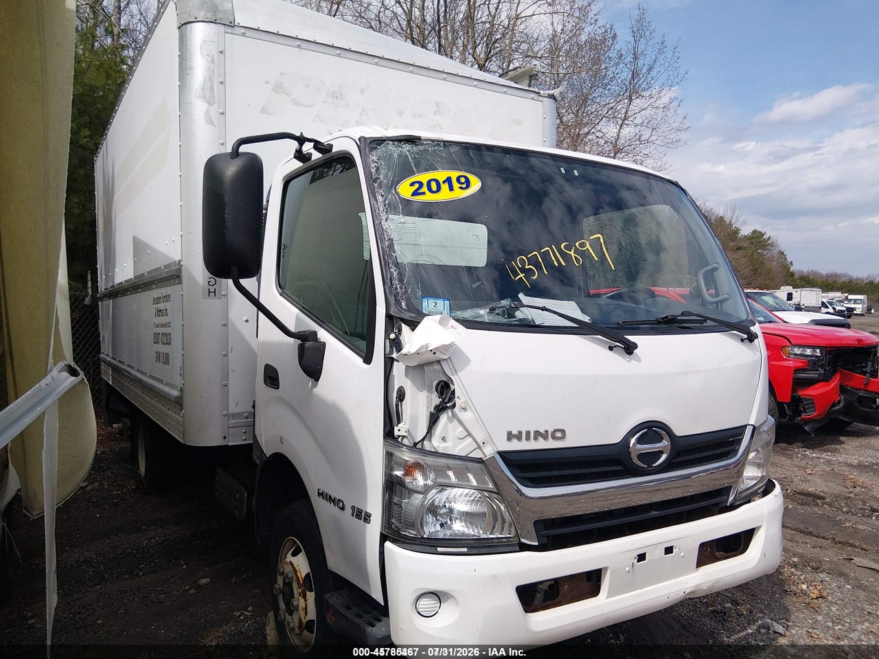 JHHYDM1H6KK****** · 2019 HINO XJC720/XFC720