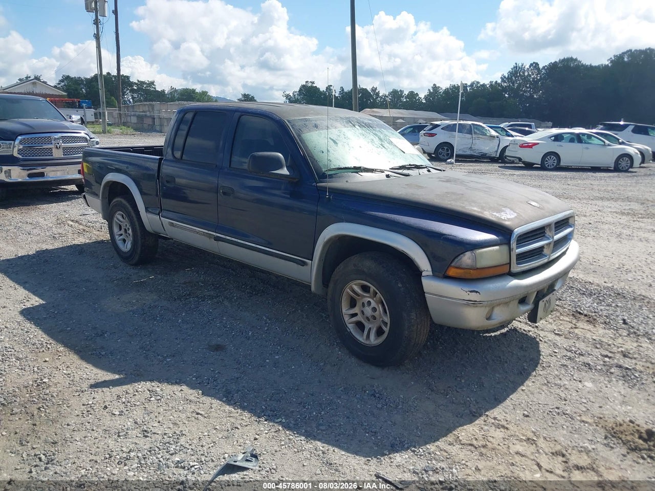 1D7HL48NX3S****** · 2003 DODGE DAKOTA SLT