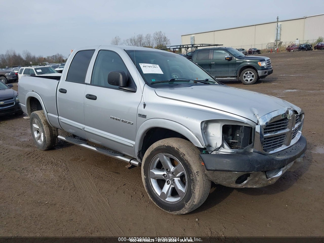 1D7HU18237J****** · 2007 DODGE RAM 1500 SLT/TRX4 OFF ROAD/SPORT