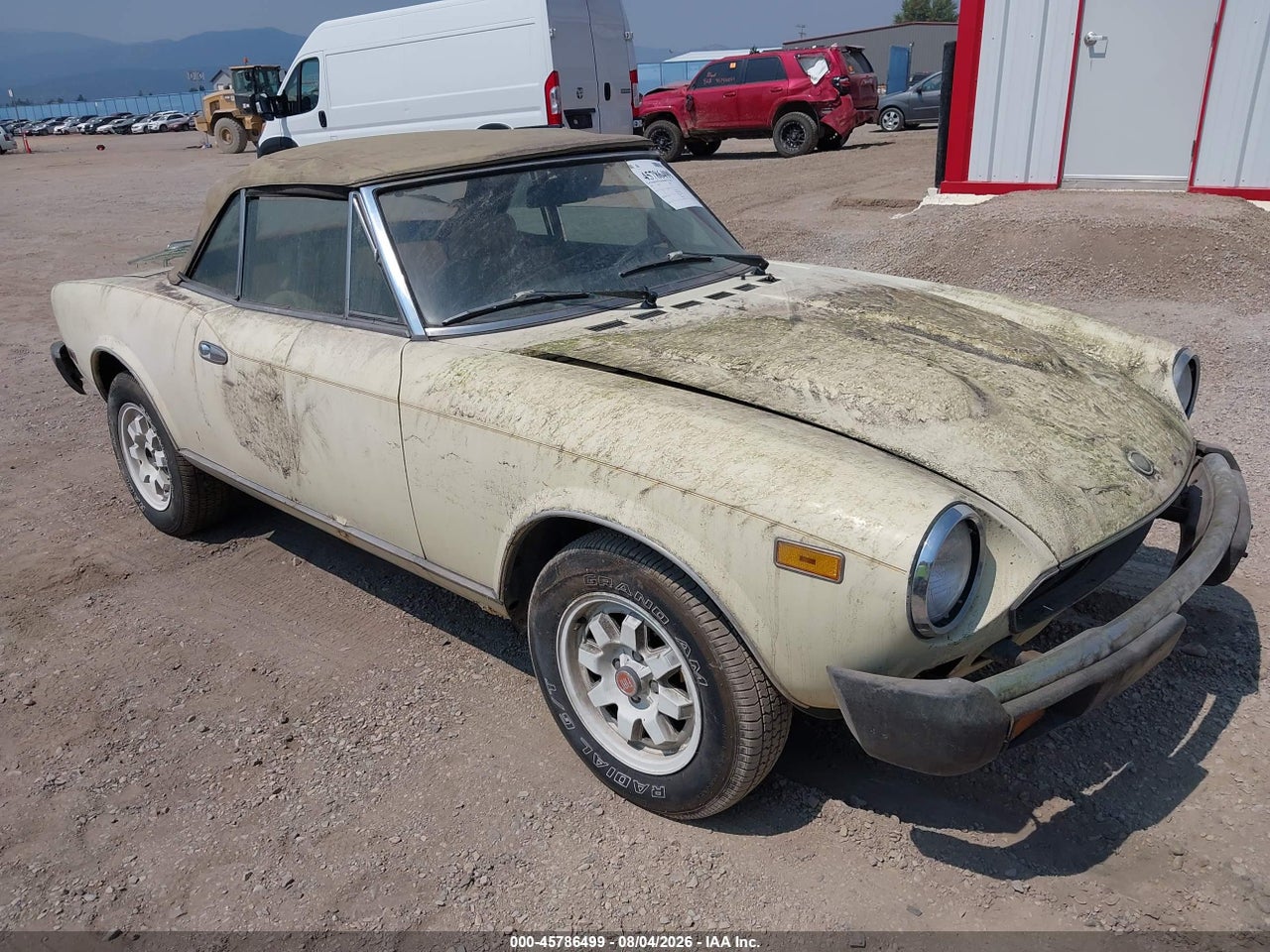 ZFAAS00B1C8****** · 1982 FIAT 124 SPIDER