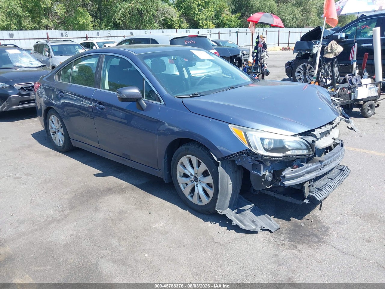 4S3BNAH60H3****** · 2017 SUBARU LEGACY 2.5I PREMIUM