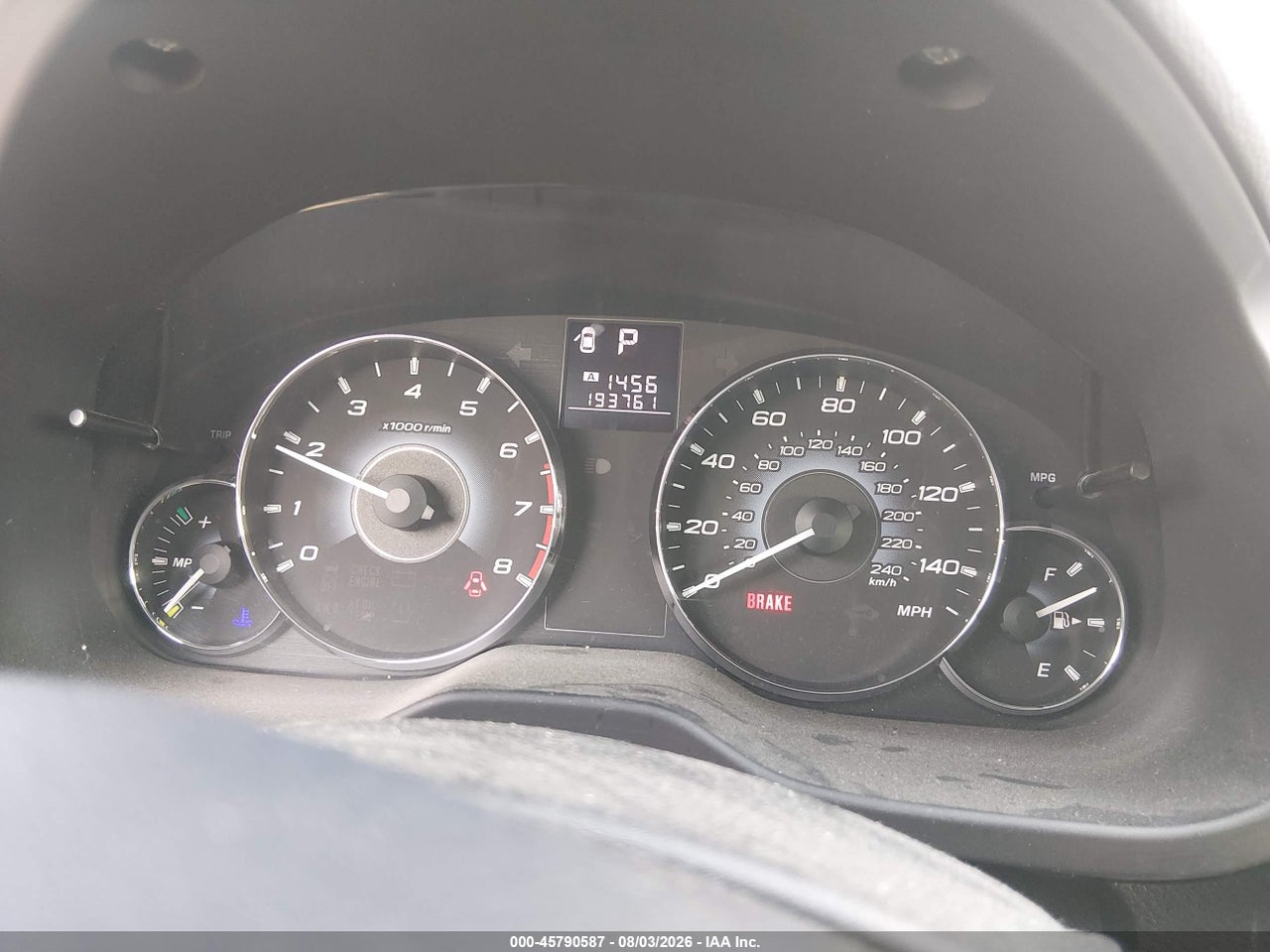 4S4BRBAC9A3****** · 2010 SUBARU OUTBACK 2.5I · 7/11