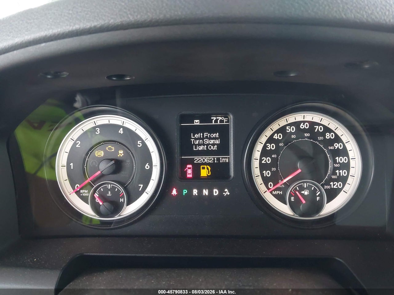 1C6RR6KT5DS****** · 2013 RAM 1500 EXPRESS · 7/11