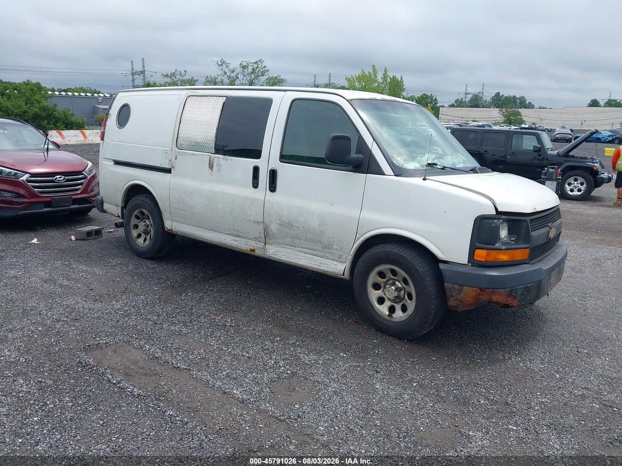 1GCSGAFX0C1****** · 2012 CHEVROLET EXPRESS 1500 WORK VAN