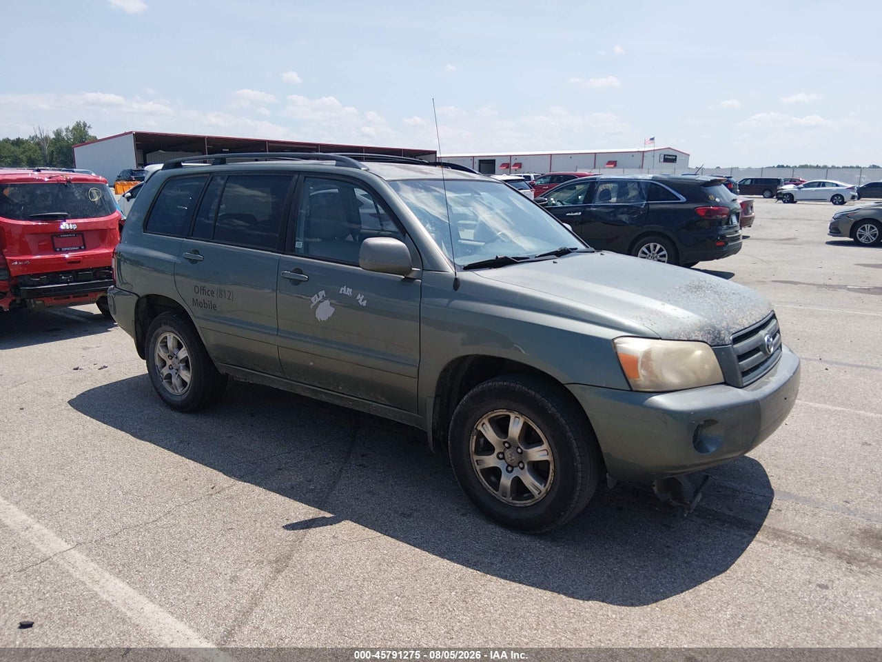 JTEEP21A270****** · 2007 TOYOTA HIGHLANDER 3RD ROW