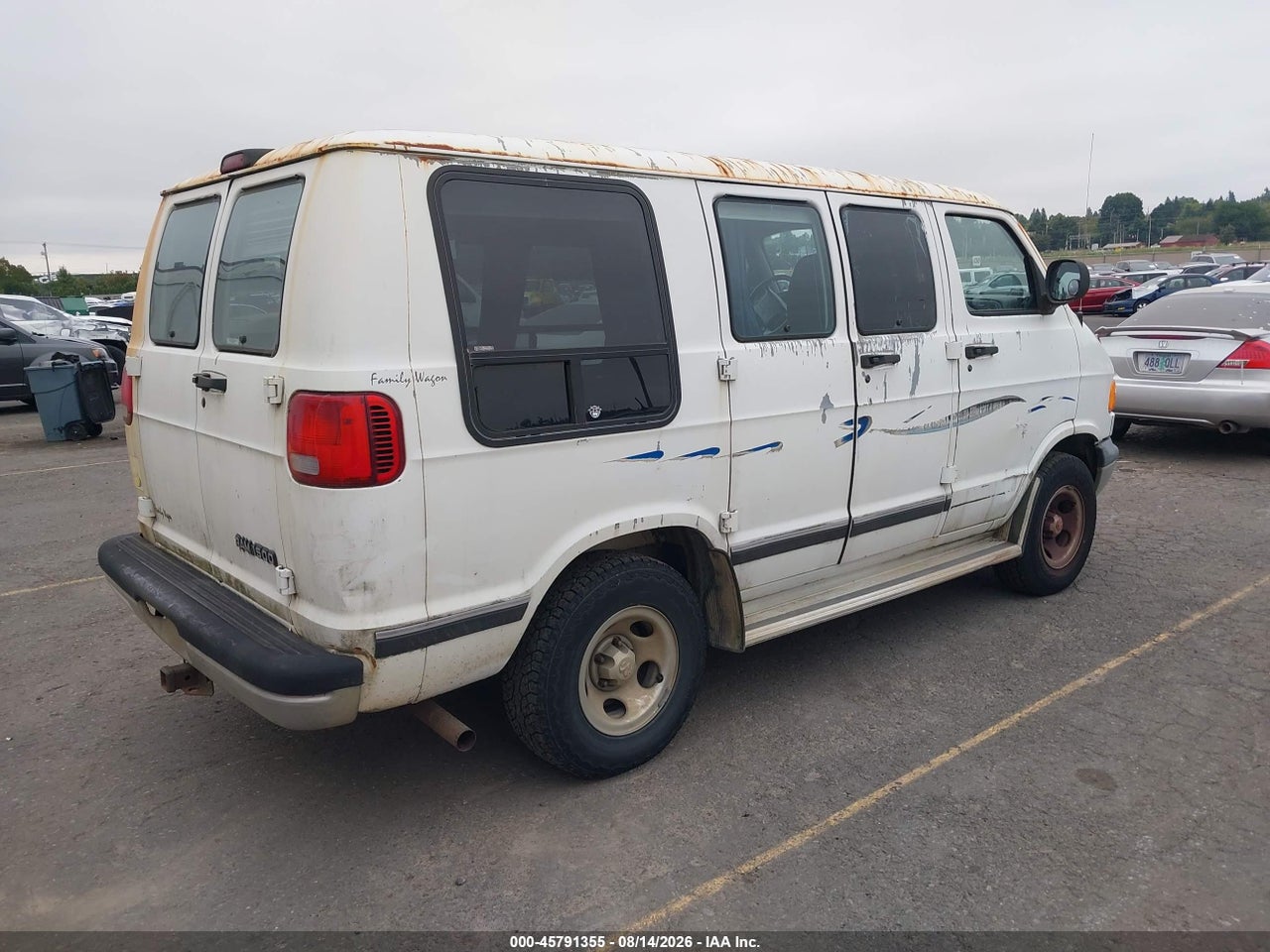 1999 DODGE RAM VAN 1500 COMMERCIAL/CONVERSION · 4/11