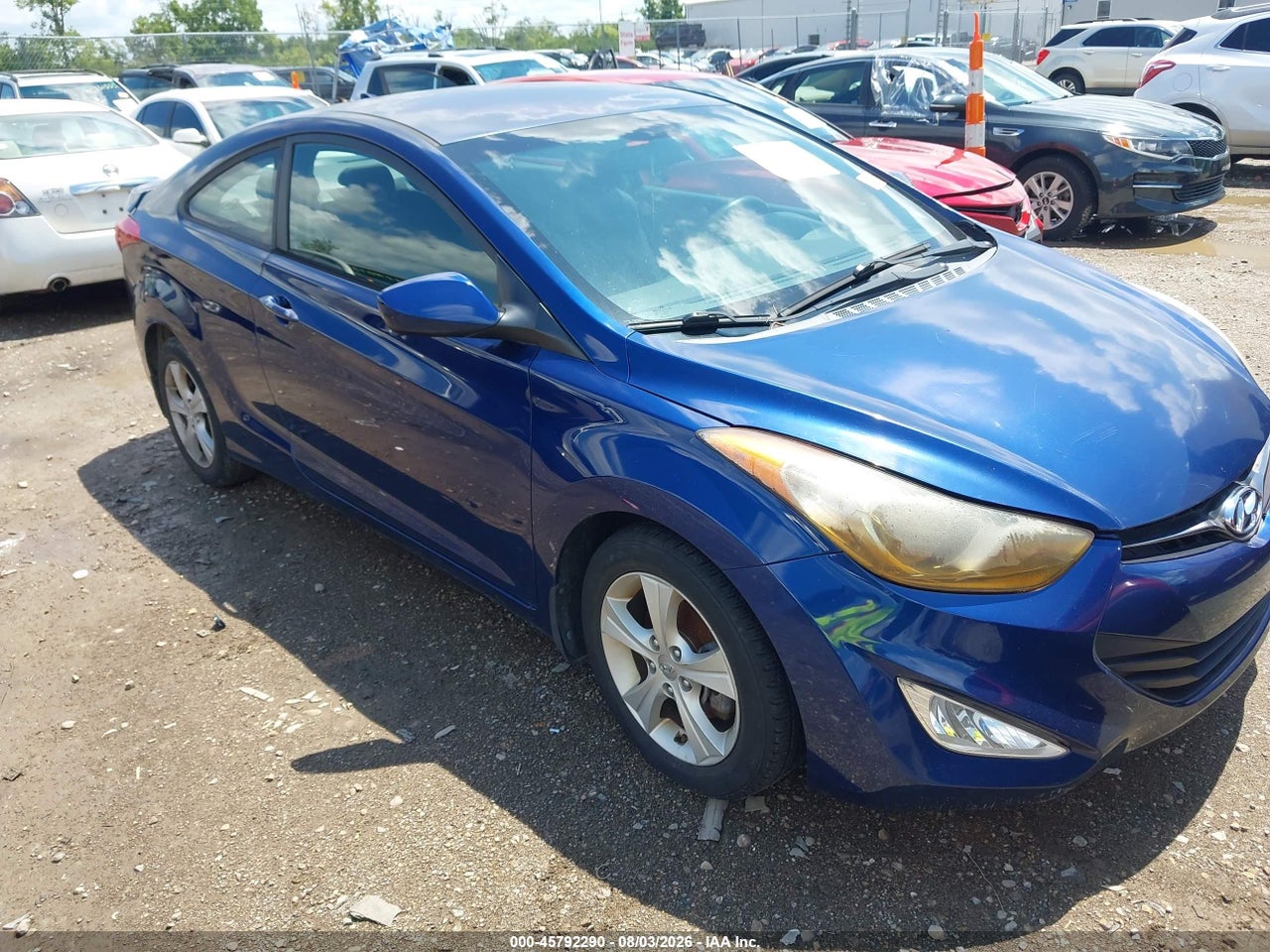 KMHDH6AE0DU****** · 2013 HYUNDAI ELANTRA GS