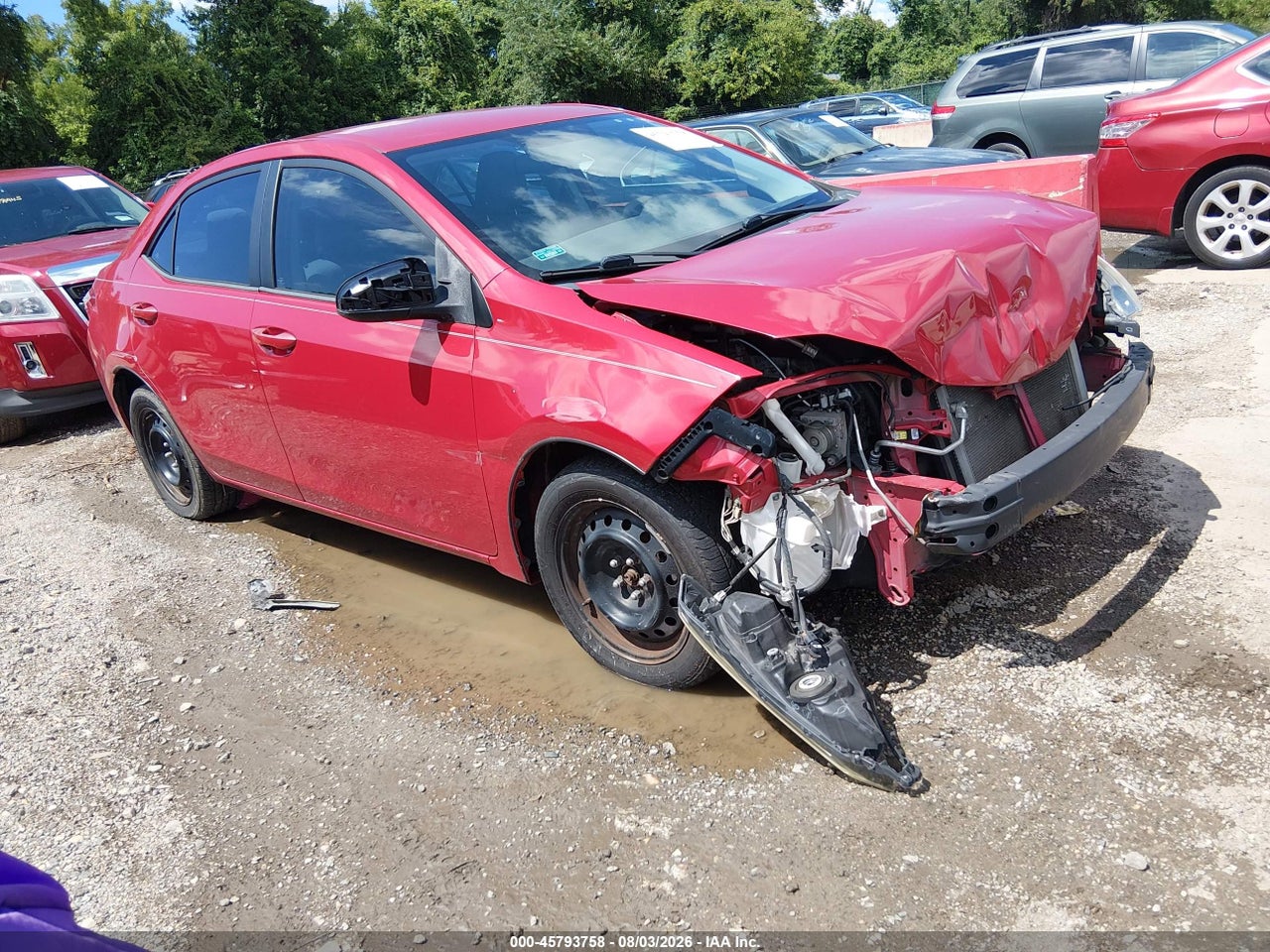 2T1BURHEXGC****** · 2016 TOYOTA COROLLA LE