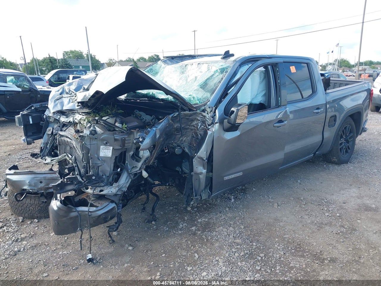2021 GMC SIERRA 1500 4WD  SHORT BOX ELEVATION · 2/11