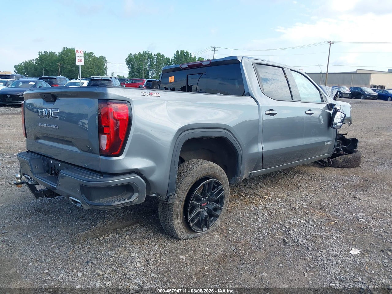 2021 GMC SIERRA 1500 4WD  SHORT BOX ELEVATION · 4/11