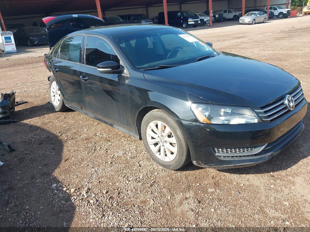 2013 VOLKSWAGEN PASSAT 2.5L S