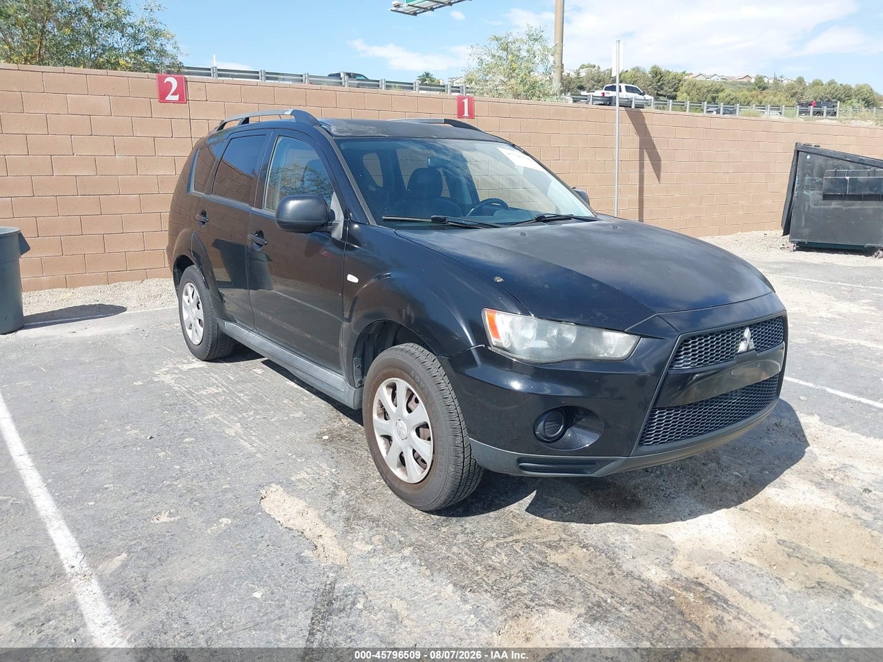 JA4AS2AW5CU****** · 2012 MITSUBISHI OUTLANDER ES