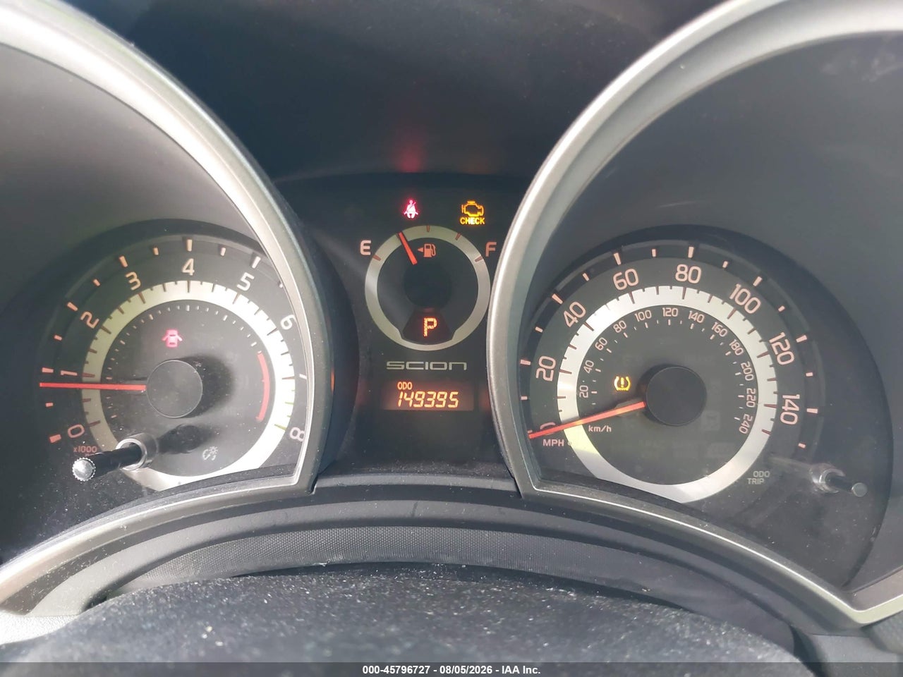JTKJF5C75B3****** · 2011 SCION TC   · 7/11