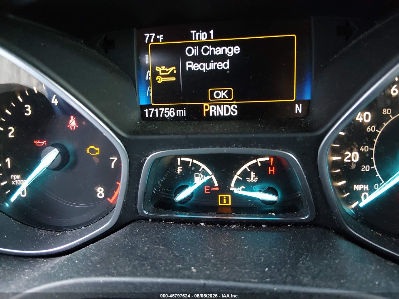 1FMCU0G93HU****** · 2017 FORD ESCAPE SE · 7/11