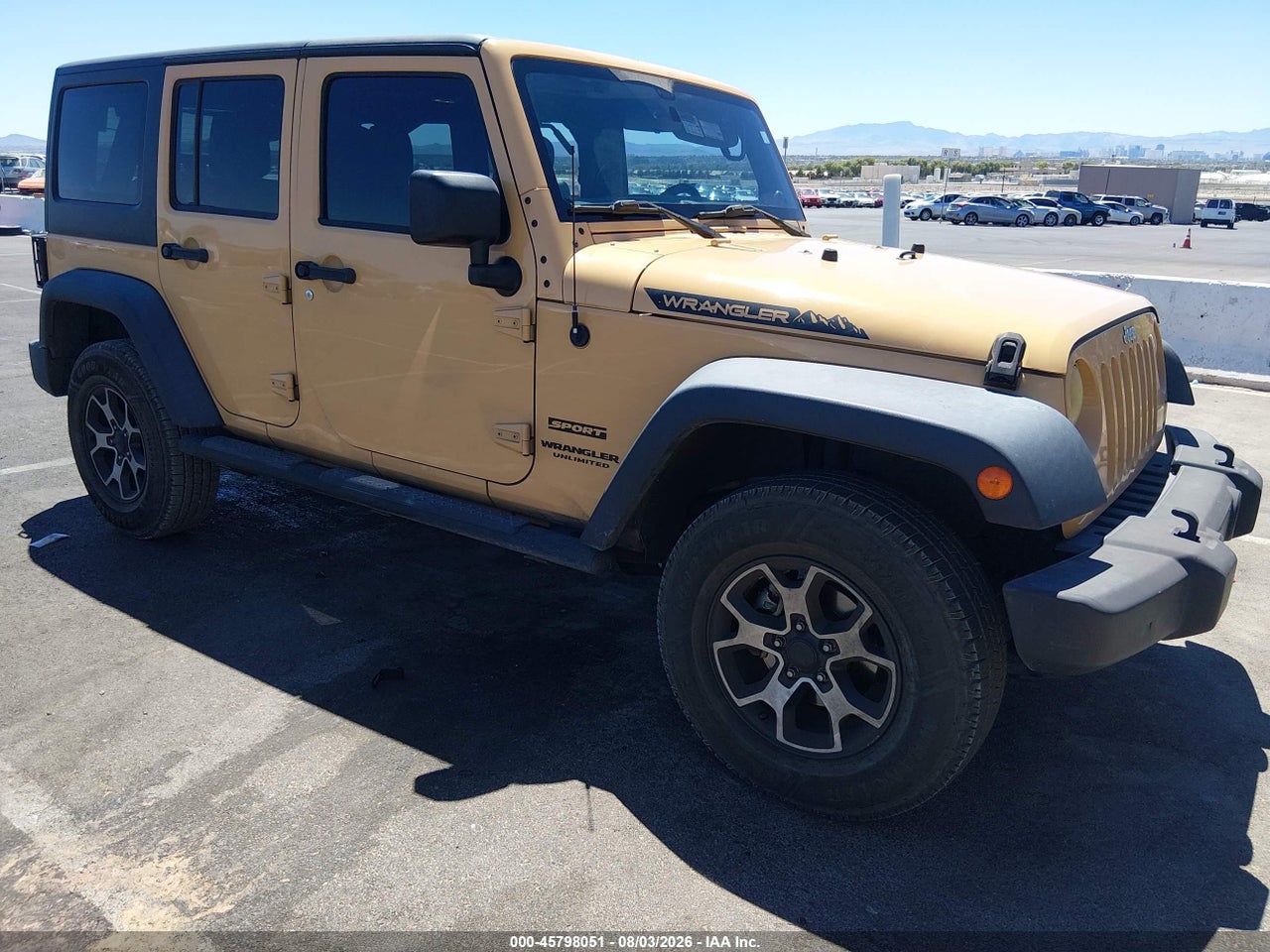 1C4BJWDG0EL****** · 2014 JEEP WRANGLER UNLIMITED SPORT