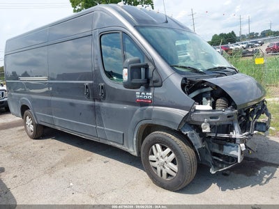 3C6URVJGXKE****** · 2019 RAM PROMASTER 3500 CARGO VAN HIGH ROOF 159 WB EXT