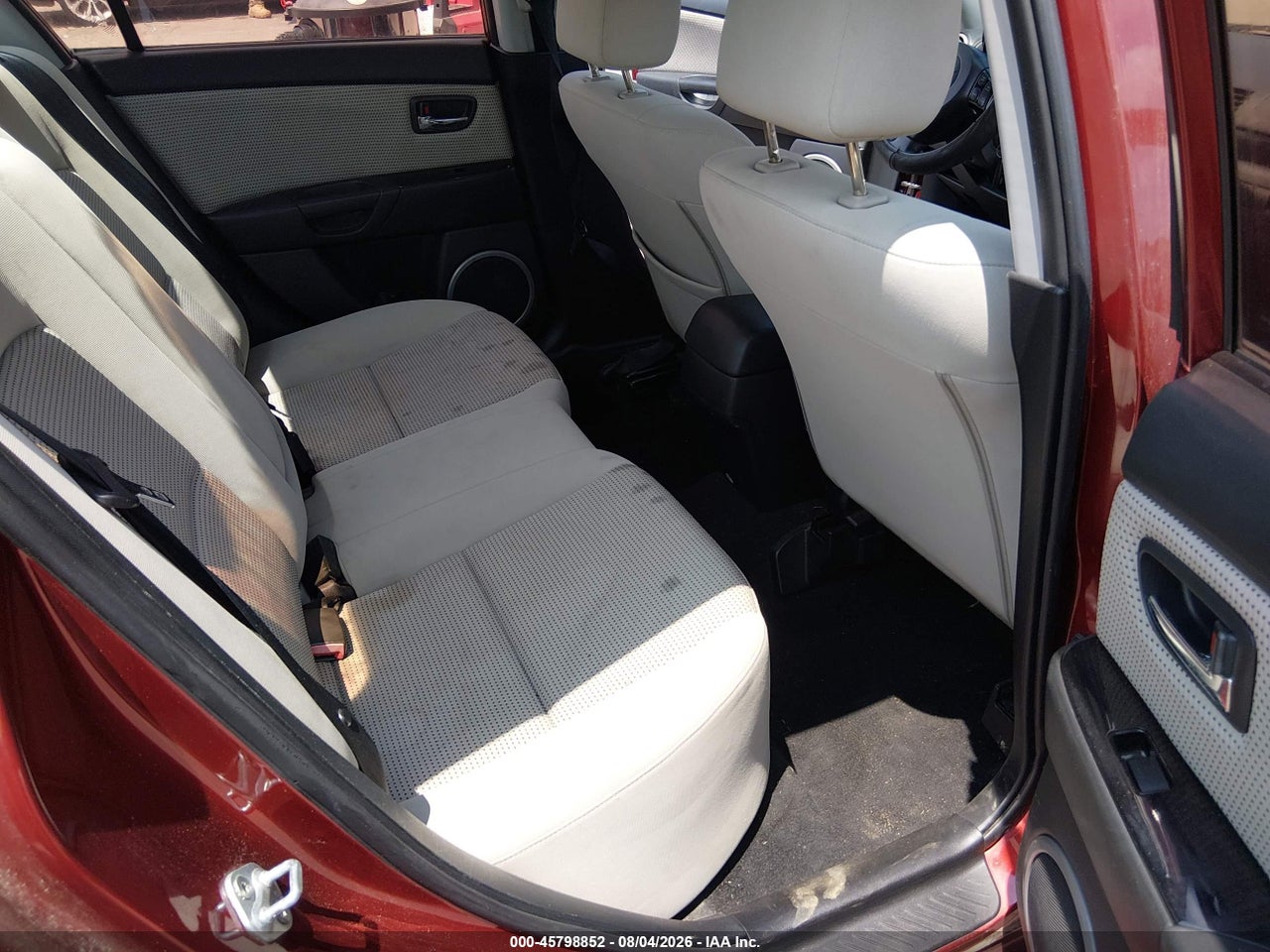 JM1BK323681****** · 2008 MAZDA MAZDA3 S SPORT · 8/11