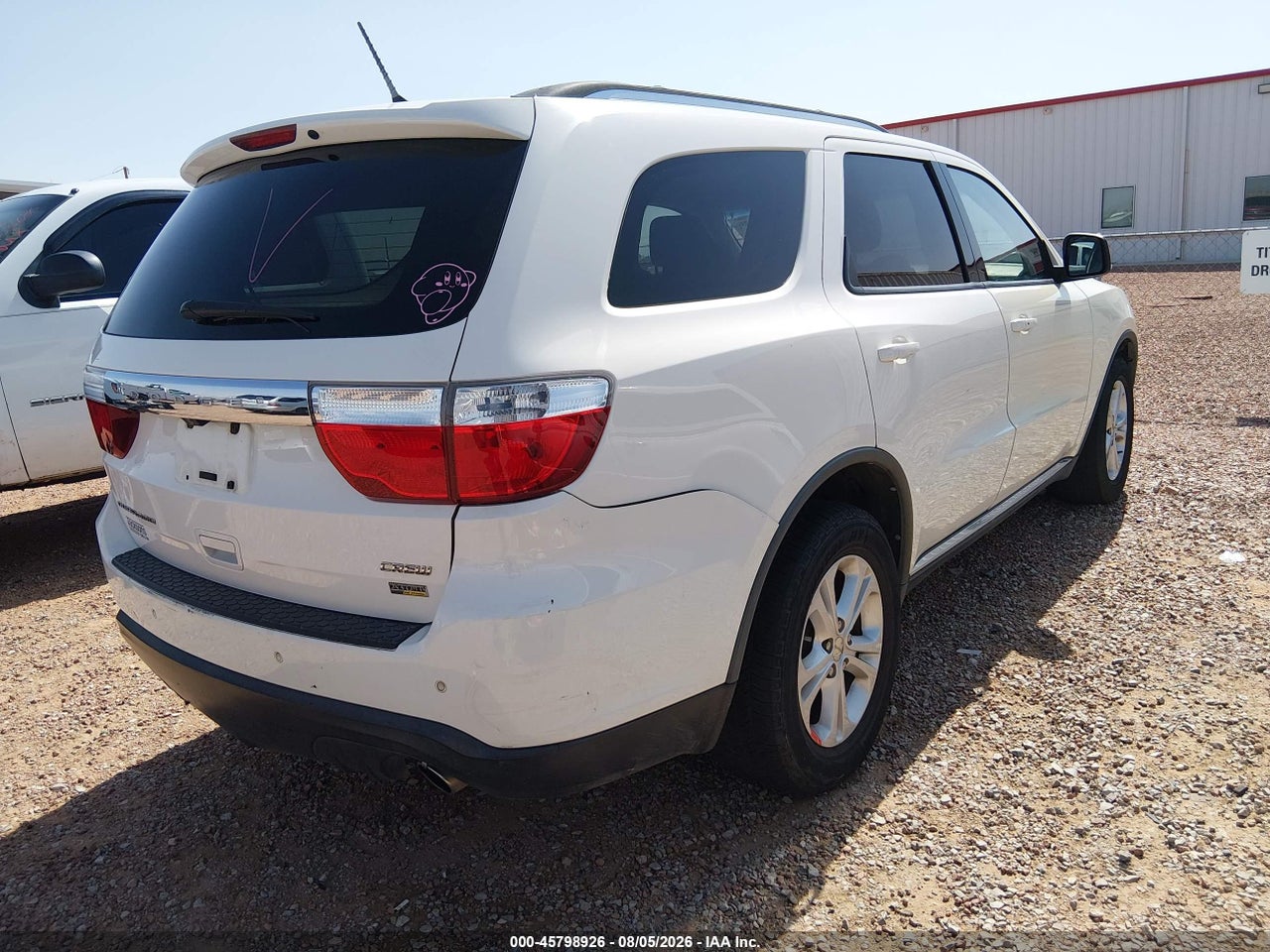 1D4RD4GG2BC****** · 2011 DODGE DURANGO CREW · 4/11