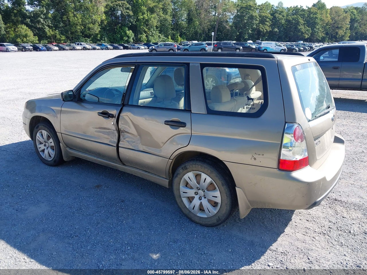 2008 SUBARU FORESTER 2.5X · 3/11