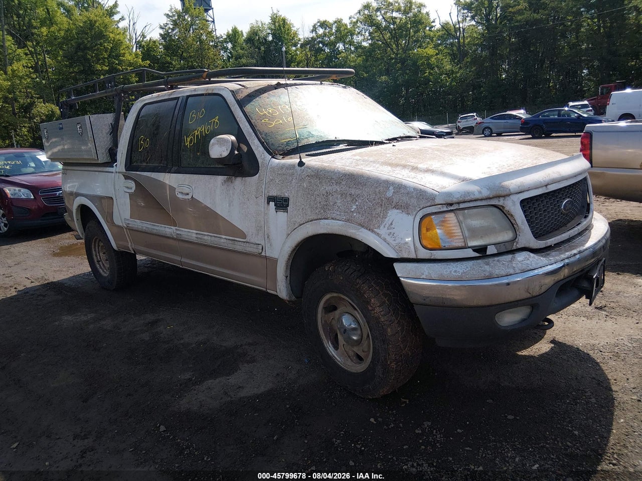 1FTRW08L01K****** · 2001 FORD F-150 KING RANCH EDITION/LARIAT/XLT