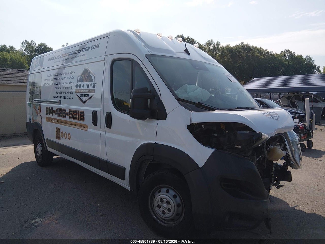 3C6LRVDG9PE****** · 2023 RAM PROMASTER 2500 HIGH ROOF 159 WB