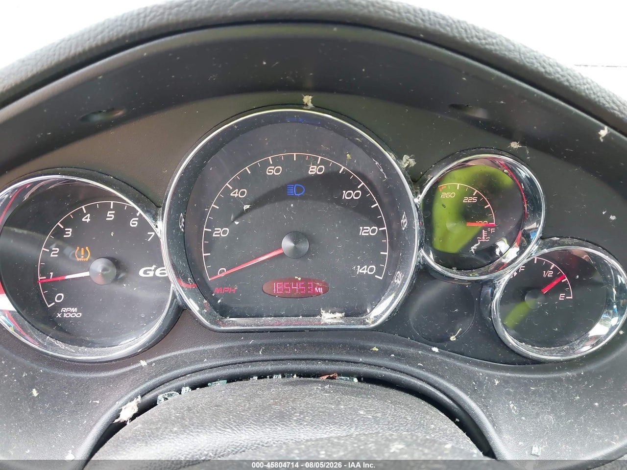 1G2ZG57N984****** · 2008 PONTIAC G6   · 7/11