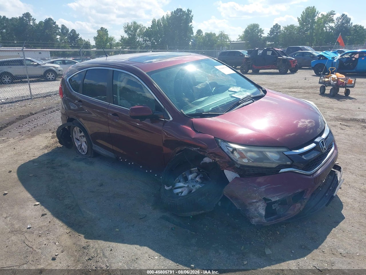 2HKRM3H53FH****** · 2015 HONDA CR-V EX