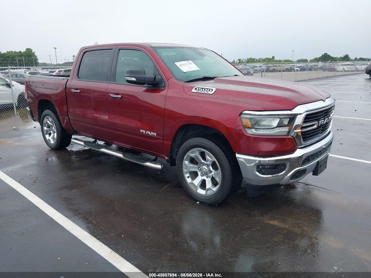 1C6SRFFT3KN****** · 2019 RAM 1500 BIG HORN/LONE STAR  4X4 5'7 BOX